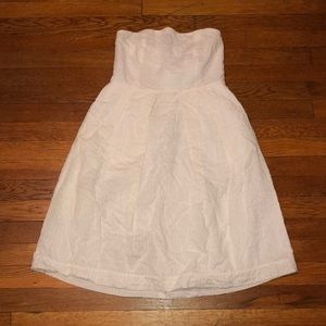 White strapless sundress- size 4